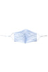 Rain Kids Big Girls White Pearl Beaded Flower Accent Satin Mask - SophiasStyle.com